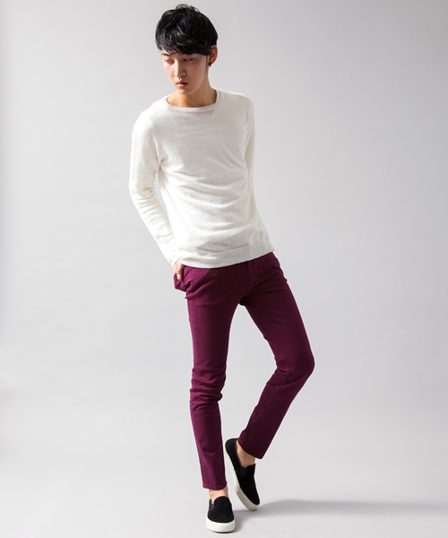 BEAUTY&YOUTH UNITED ARROWS(ビューティーアンドユースユナイテッドアローズ)の「BY ∴ カラー スキニー 5ポケット パンツ§(チノパンツ・メンズ・ブラック/グレー/ダークグリーン/ネイビー/コバルトブルー/ワイン・32inch/34inch/28inch/30inch)」の18枚目の写真