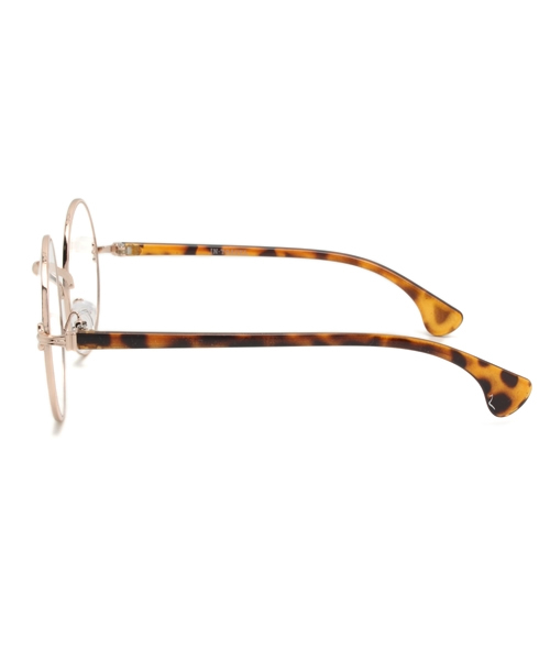 WEGO（ウィゴー）の「WEGO/メタルラウンドタイプ（メガネ・メンズ・ブラウン系その他/ブラック・FREE）」の4枚目の写真