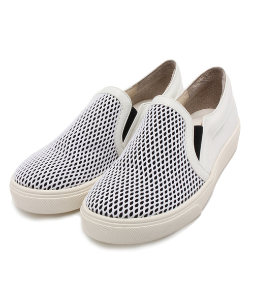 LB-03（エルビー・ゼロスリー）の「PATTERN　SLIP-ON（スリッポン・レディース・ホワイト系/ピンク系/ネイビー系・24.0cm/23.0cm）」の2枚目の写真
