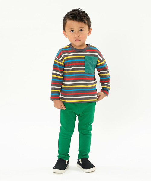 Moujonjon(ムージョンジョン)の「リップルフライスパンツ(その他パンツ・キッズ・ブラック/ネイビー/グレー/グリーン/ピンク・90/100/110/120/130/140/95/80)」の8枚目の写真