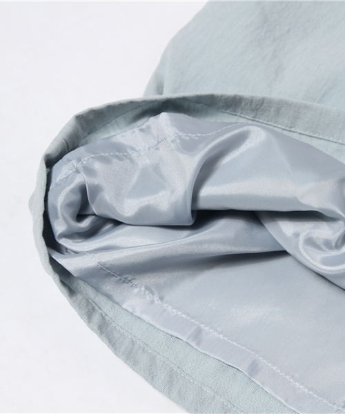 Another Edition(アナザーエディション)の「AE シャンブレーOX ジャンパーSK ◆(スカート・レディース・ブラック/ナチュラル/ライトブルー・フリー)」の13枚目の写真