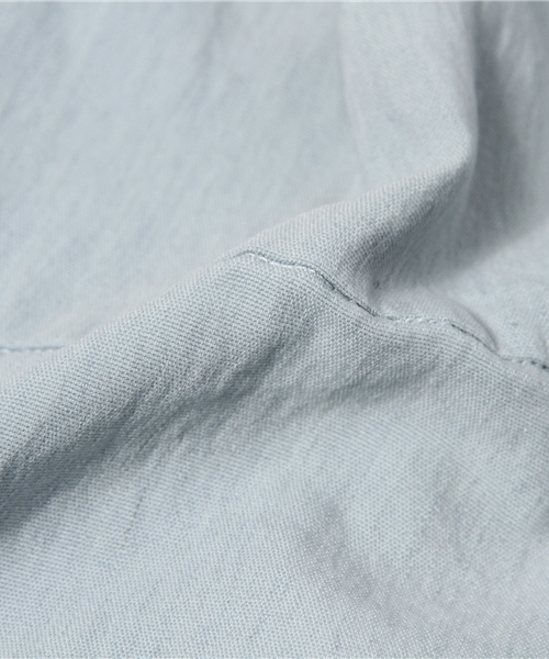 Another Edition(アナザーエディション)の「AE シャンブレーOX ジャンパーSK ◆(スカート・レディース・ブラック/ナチュラル/ライトブルー・フリー)」の4枚目の写真