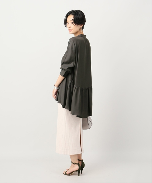 VERMEIL par iena（ヴェルメイユパーイエナ）の「ビエラティアードブラウス◆（シャツ/ブラウス・レディース・アイボリー/カーキ・FREE）」の11枚目の写真