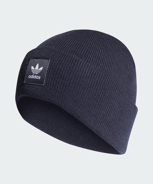 adidas（アディダス）の「アディカラー カフ ビーニー [Adicolor Cuff Beanie]  / アディダスオリジナルス adidas Originals（ニットキャップ/ビーニー・メンズ・ブラック/ネイビー/カーキ/ライトピンク/ダークブルー/ダークネイビー/ライトカーキ/ロイヤルブルー/ブルー系その他/グレー/ブルー/ベージュ/グリーン/グレー系その他・LARGE/MEDIUM/X-LARGE/SMALL/X-SMALL/XX-SMALL/S）」の11枚目の写真