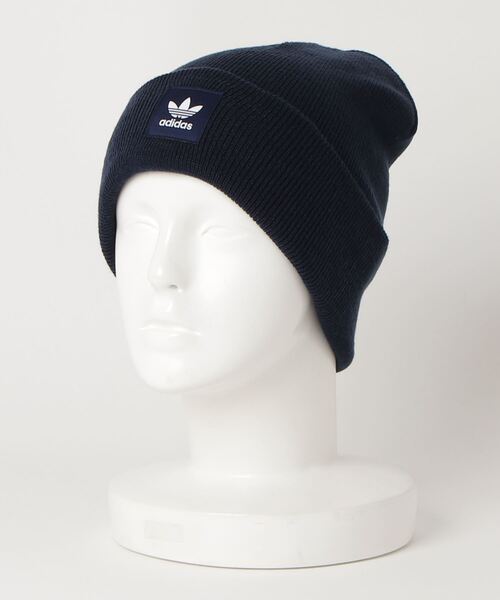 adidas（アディダス）の「アディカラー カフ ビーニー [Adicolor Cuff Beanie]  / アディダスオリジナルス adidas Originals（ニットキャップ/ビーニー・メンズ・ブラック/ネイビー/カーキ/ライトピンク/ダークブルー/ダークネイビー/ライトカーキ/ロイヤルブルー/ブルー系その他/グレー/ブルー/ベージュ/グリーン/グレー系その他・LARGE/MEDIUM/X-LARGE/SMALL/X-SMALL/XX-SMALL/S）」の13枚目の写真