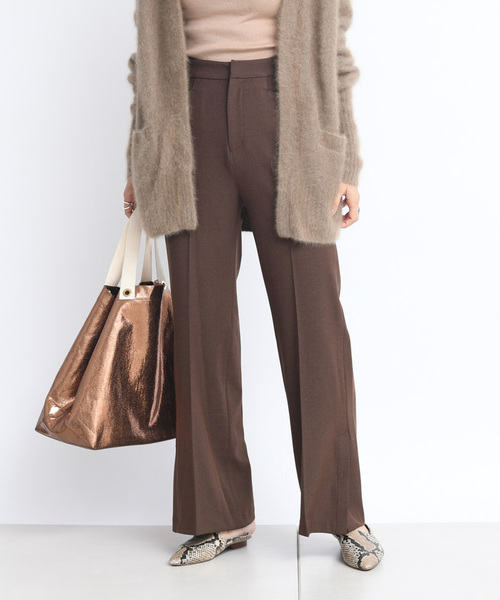 DouDou（ドゥドゥ）の「セミフレアパンツ（その他パンツ・レディース・ブラウン/サックスブルー/ピンク・38/36）」の2枚目の写真