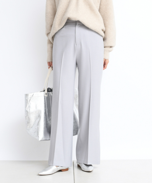 DouDou（ドゥドゥ）の「セミフレアパンツ（その他パンツ・レディース・ブラウン/サックスブルー/ピンク・38/36）」の3枚目の写真