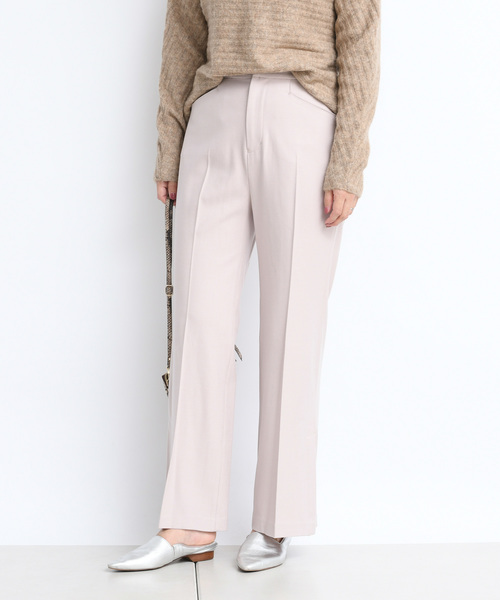 DouDou（ドゥドゥ）の「セミフレアパンツ（その他パンツ・レディース・ブラウン/サックスブルー/ピンク・38/36）」の8枚目の写真