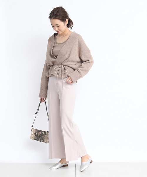 DouDou（ドゥドゥ）の「セミフレアパンツ（その他パンツ・レディース・ブラウン/サックスブルー/ピンク・38/36）」の13枚目の写真