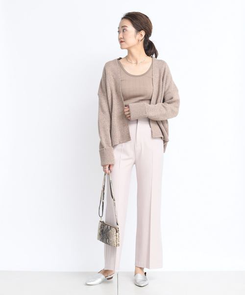 DouDou（ドゥドゥ）の「セミフレアパンツ（その他パンツ・レディース・ブラウン/サックスブルー/ピンク・38/36）」の20枚目の写真