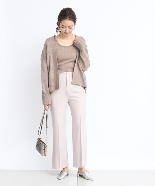 DouDou（ドゥドゥ）の「セミフレアパンツ（その他パンツ・レディース・ブラウン/サックスブルー/ピンク・38/36）」の21枚目の写真