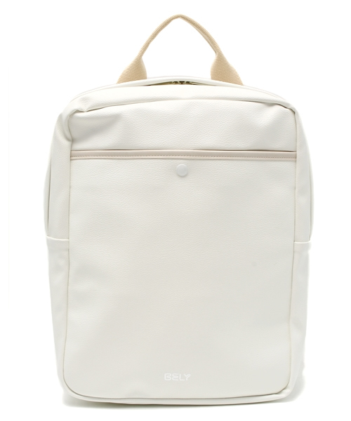 WHO'S WHO gallery（フーズフーギャラリー）の「【BELY】スクエアリュック（バックパック/リュック・メンズ・ブラック/ホワイト/キャメル・FREE）」の2枚目の写真