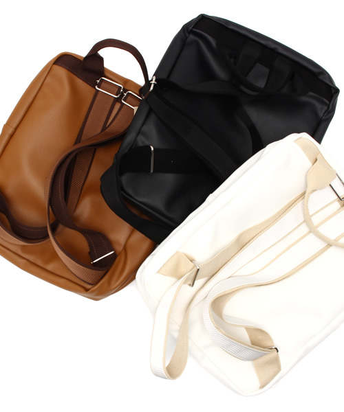 WHO'S WHO gallery（フーズフーギャラリー）の「【BELY】スクエアリュック（バックパック/リュック・メンズ・ブラック/ホワイト/キャメル・FREE）」の13枚目の写真