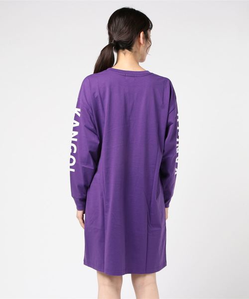 KANGOL(カンゴール)の「KANGOL×NOUNO/カンゴール KGSA-NN1924 ワンピース(ワンピース・レディース・ホワイト/ブラック/ベージュ/パープル・M/L)」の6枚目の写真