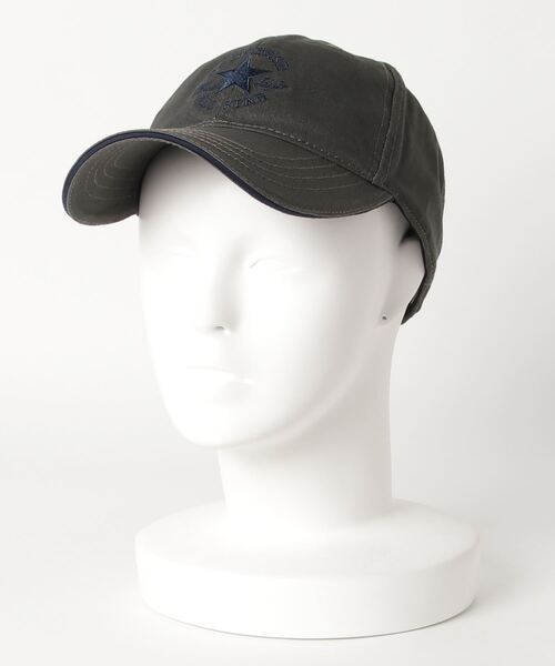 CONVERSE（コンバース）の「CNM ANKLE C-TWILL CAP（キャップ・メンズ・ブラック/ベージュ/グレー/ダークグレー/ネイビー/ホワイト/ブラウン/ブラック系/レッド・57~59cm/L(59-60cm)）」の6枚目の写真