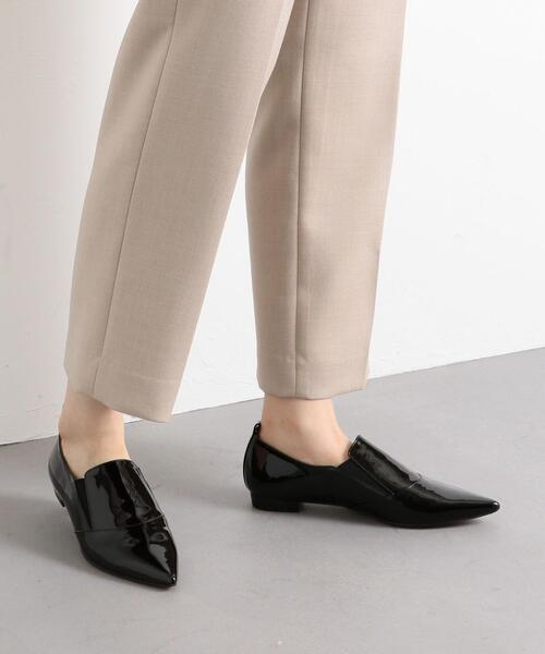 odette e odile 黒 ポインテッドサイドゴア　ローファー MARW UNITED ARROWS＋ODETTE E ODILE＞ローファー