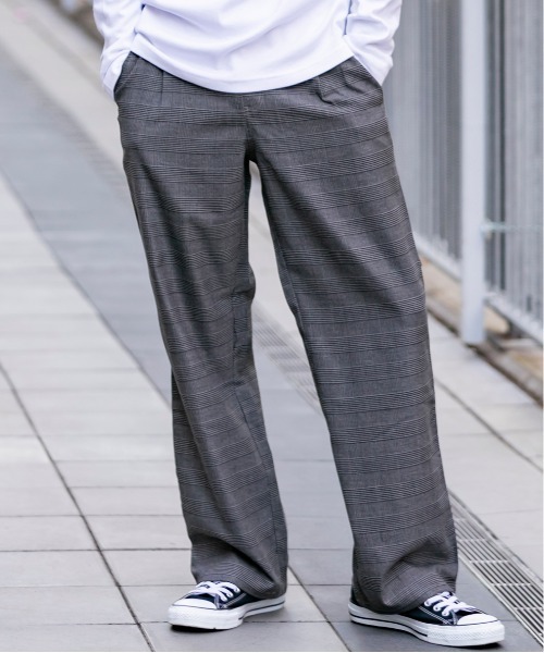 Beno（ビーノ）の「T/Rストレッチ ／ タック ワイドパンツ リラックス イージーパンツ（その他パンツ・メンズ・ブラック/グレー/ネイビー/グレー系その他/グレー系その他2・M/L/LL）」の21枚目の写真