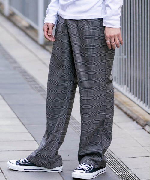 Beno（ビーノ）の「T/Rストレッチ ／ タック ワイドパンツ リラックス イージーパンツ（その他パンツ・メンズ・ブラック/グレー/ネイビー/グレー系その他/グレー系その他2・M/L/LL）」の20枚目の写真