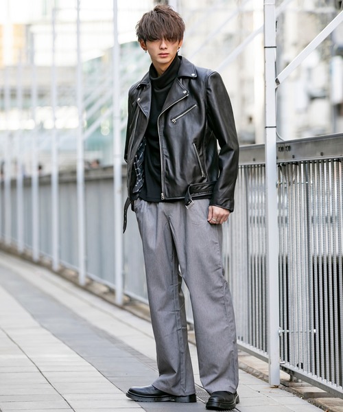 Beno（ビーノ）の「T/Rストレッチ ／ タック ワイドパンツ リラックス イージーパンツ（その他パンツ・メンズ・ブラック/グレー/ネイビー/グレー系その他/グレー系その他2・M/L/LL）」の13枚目の写真