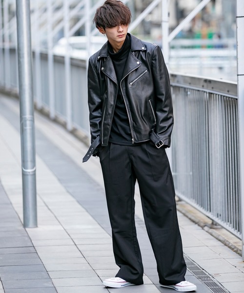 Beno（ビーノ）の「T/Rストレッチ ／ タック ワイドパンツ リラックス イージーパンツ（その他パンツ・メンズ・ブラック/グレー/ネイビー/グレー系その他/グレー系その他2・M/L/LL）」の12枚目の写真