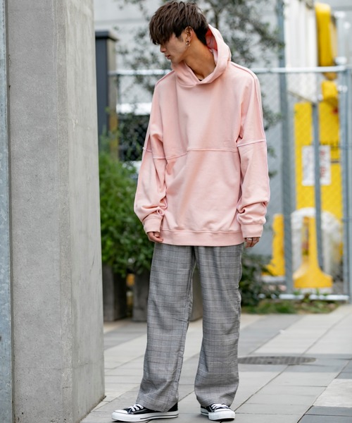 Beno（ビーノ）の「T/Rストレッチ ／ タック ワイドパンツ リラックス