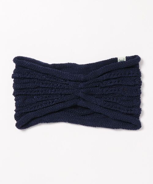 チャイハネ(チャイハネ)の「【チャイハネ】変わり編みニットヘアバンド(ヘアバンド・レディース・ネイビー/グリーン/マスタード/ナチュラル・FREE)」の3枚目の写真