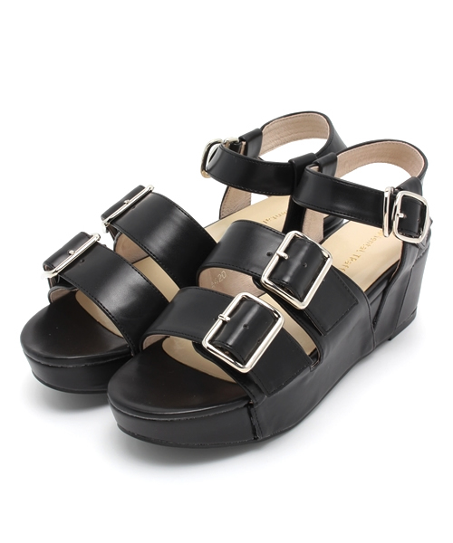 ORiental TRaffic（オリエンタルトラフィック）の「【SALE 43%OFF】ベルトサンダル★4420（サンダル・レディース・ベージュ/ブラック・S/L/LL/M）」の2枚目の写真