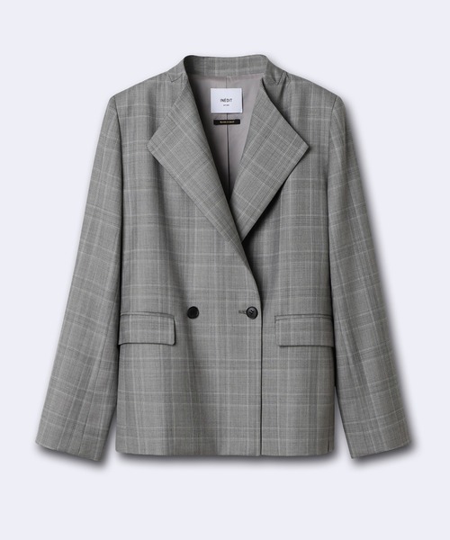 Loro Piana(ロロ・ピアーナ)の「《INEDIT》ラウンドネックダブルジャケット《Loro Piana》(スーツジャケット・レディース・その他14・7号/5号/11号/9号)」の1枚目の写真