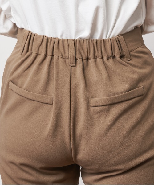 natural couture（ナチュラルクチュール）の「カットジョーゼットサイドベンツパンツ（その他パンツ・レディース・ライトベージュ/グレイッシュベージュ/ミント・L/S/M）」の7枚目の写真