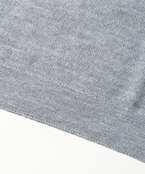 NANO universe(ナノユニバース)の「鹿の子ボートネック(ニット/セーター・メンズ・ネイビー/キャメル/ライトグレー・50/48/46/44)」の11枚目の写真