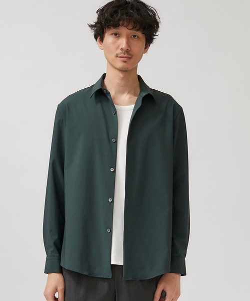 STUDIOUS(ステュディオス)の「【STUDIOUS】NIFTEC LIGHT ストレッチ レギュラーカラーシャツ(シャツ/ブラウス・メンズ・ホワイト/ブラック/ブルー/グリーン・1/2/3)」の15枚目の写真