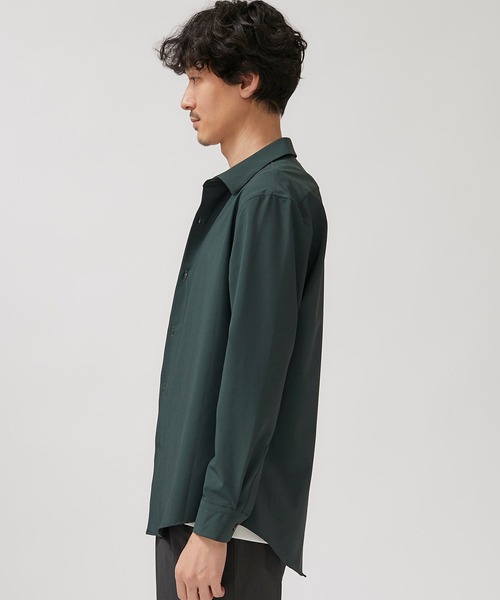STUDIOUS(ステュディオス)の「【STUDIOUS】NIFTEC LIGHT ストレッチ レギュラーカラーシャツ(シャツ/ブラウス・メンズ・ホワイト/ブラック/ブルー/グリーン・1/2/3)」の16枚目の写真