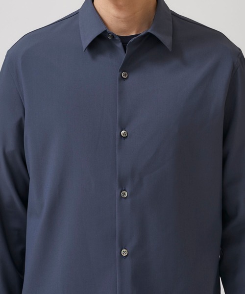 STUDIOUS(ステュディオス)の「【STUDIOUS】NIFTEC LIGHT ストレッチ レギュラーカラーシャツ(シャツ/ブラウス・メンズ・ホワイト/ブラック/ブルー/グリーン・1/2/3)」の12枚目の写真