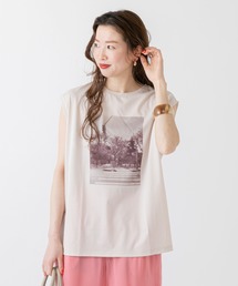 mystic | シアーPHOTO T(Tシャツ/カットソー)