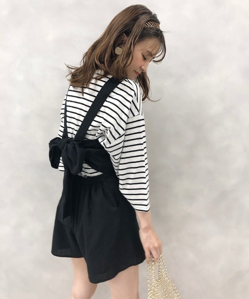 one after another NICE CLAUP（ワンアフターアナザーナイスクラップ）の「ボーダーTシャツ（Tシャツ/カットソー・レディース・ホワイト系その他/ホワイト×ブラック/ホワイト×ブルー/ホワイト×パープル/ホワイト×ピンク・FREE）」の17枚目の写真