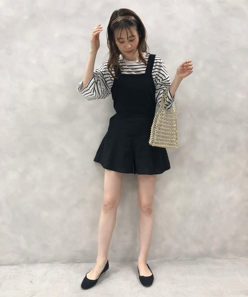 one after another NICE CLAUP（ワンアフターアナザーナイスクラップ）の「ボーダーTシャツ（Tシャツ/カットソー・レディース・ホワイト系その他/ホワイト×ブラック/ホワイト×ブルー/ホワイト×パープル/ホワイト×ピンク・FREE）」の15枚目の写真