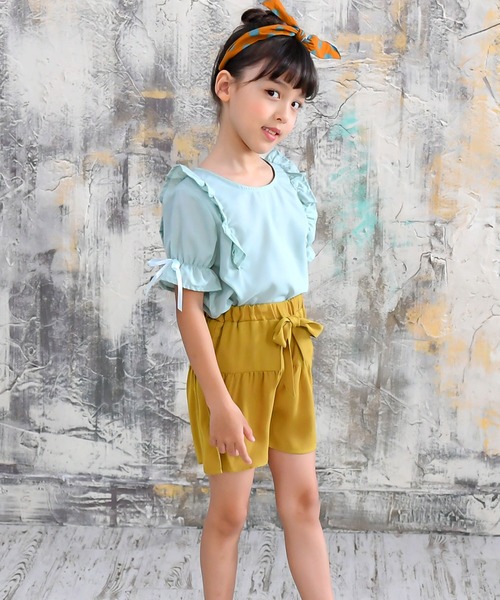 Bee des Bee（ビーデスビー）の「ショートパンツ（その他パンツ・キッズ・コーラル/ミント/マスタード/グレイッシュブルー/ラベンダー・100cm/110cm/120cm/130cm/140cm/150cm）」の8枚目の写真