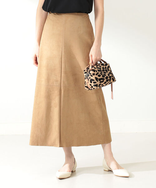 セール Demi Luxe Beams フェイクスエード ステッチ スカート スカート Demi Luxe Beams デミルクス ビームス のファッション通販 Zozotown