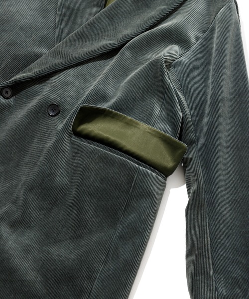 Sandinista(サンディニスタ)の「Corduroy Gown / コーデュロイガウン(その他アウター・メンズ・オリーブ/ブラック・MEDIUM/SMALL/LARGE)」の5枚目の写真