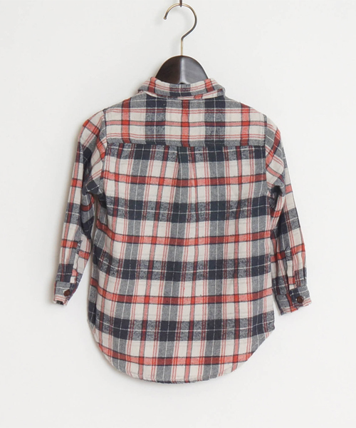 goa（ゴア）の「【goa kids】ネルチェックカシュクールシャツ（シャツ/ブラウス・キッズ・D/H/A/C・110/100）」の7枚目の写真