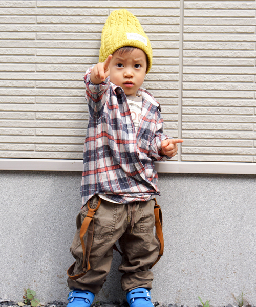 goa（ゴア）の「【goa kids】ネルチェックカシュクールシャツ（シャツ/ブラウス・キッズ・D/H/A/C・110/100）」の11枚目の写真