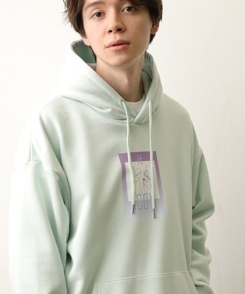 JUNRED（ジュンレッド）の「itiCONドラマティックパーカー（パーカー・メンズ・オフホワイト/サックスブルー/レッド系その他2・M/L）」の16枚目の写真