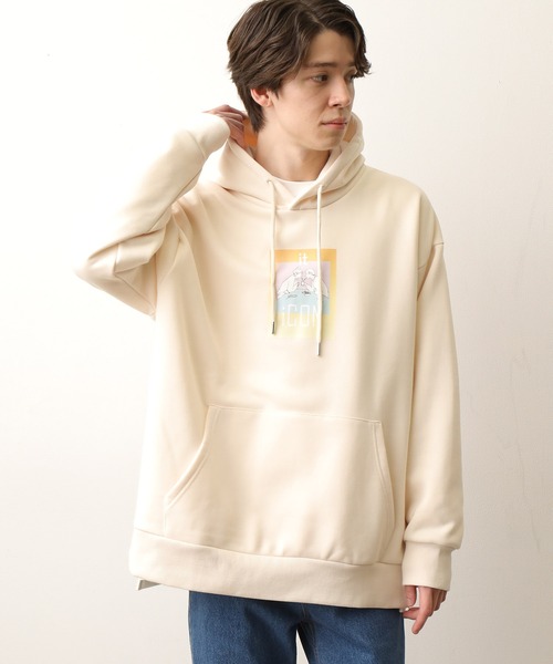 JUNRED（ジュンレッド）の「itiCONドラマティックパーカー（パーカー・メンズ・オフホワイト/サックスブルー/レッド系その他2・M/L）」の5枚目の写真