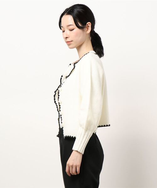 JUMELLE（ジュメロ）の「ピアコカーディガン（カーディガン/ボレロ・レディース・アイボリー・FREE）」の2枚目の写真