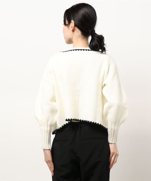 JUMELLE（ジュメロ）の「ピアコカーディガン（カーディガン/ボレロ・レディース・アイボリー・FREE）」の6枚目の写真