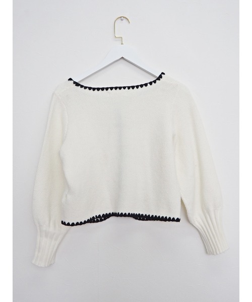 JUMELLE（ジュメロ）の「ピアコカーディガン（カーディガン/ボレロ・レディース・アイボリー・FREE）」の4枚目の写真