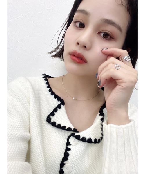 JUMELLE（ジュメロ）の「ピアコカーディガン（カーディガン/ボレロ・レディース・アイボリー・FREE）」の15枚目の写真