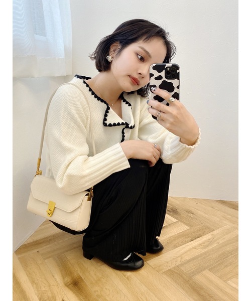 JUMELLE（ジュメロ）の「ピアコカーディガン（カーディガン/ボレロ・レディース・アイボリー・FREE）」の11枚目の写真