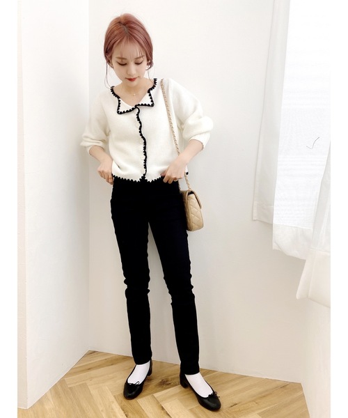 JUMELLE（ジュメロ）の「ピアコカーディガン（カーディガン/ボレロ・レディース・アイボリー・FREE）」の18枚目の写真