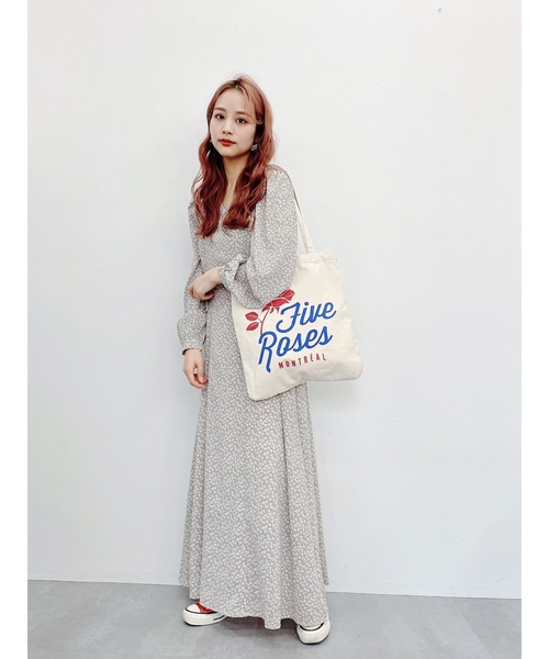 JUMELLE(ジュメロ)の「サイドリボンワンピース(ワンピース・レディース・ベージュ・FREE)」の5枚目の写真
